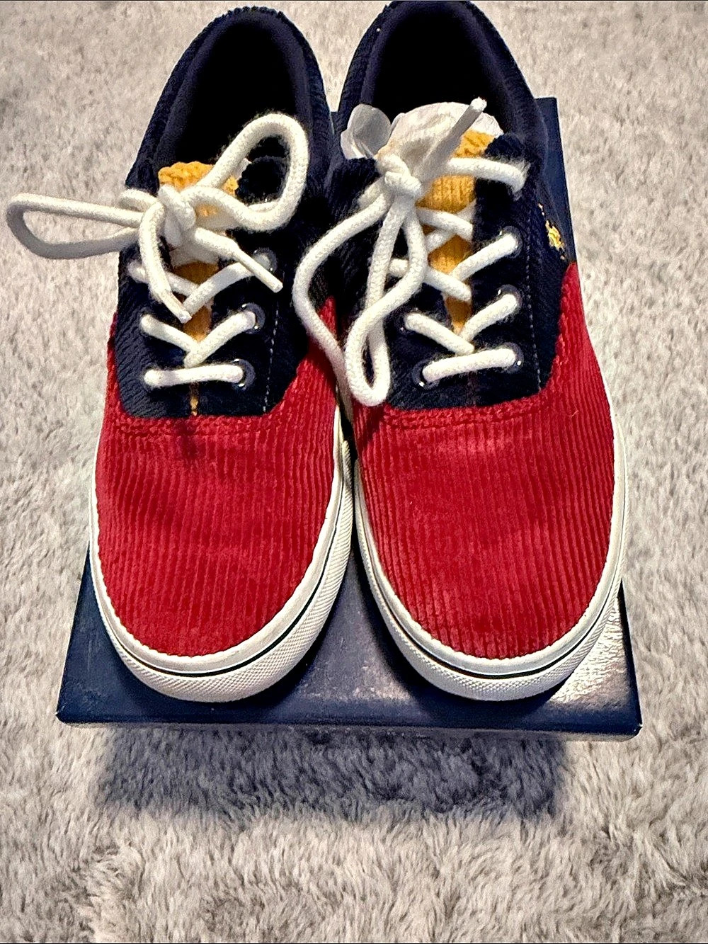 Polo Ralph Lauren Keaton Color-Blocked Corduroy Sneaker Sneakers Boys 2